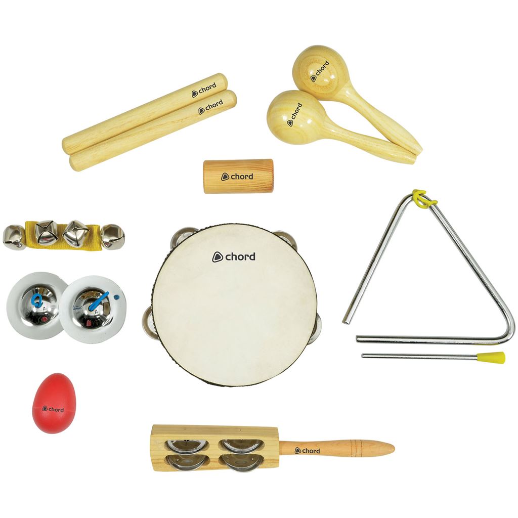 Hand Percussion Set - - 9 instruments - CPS09