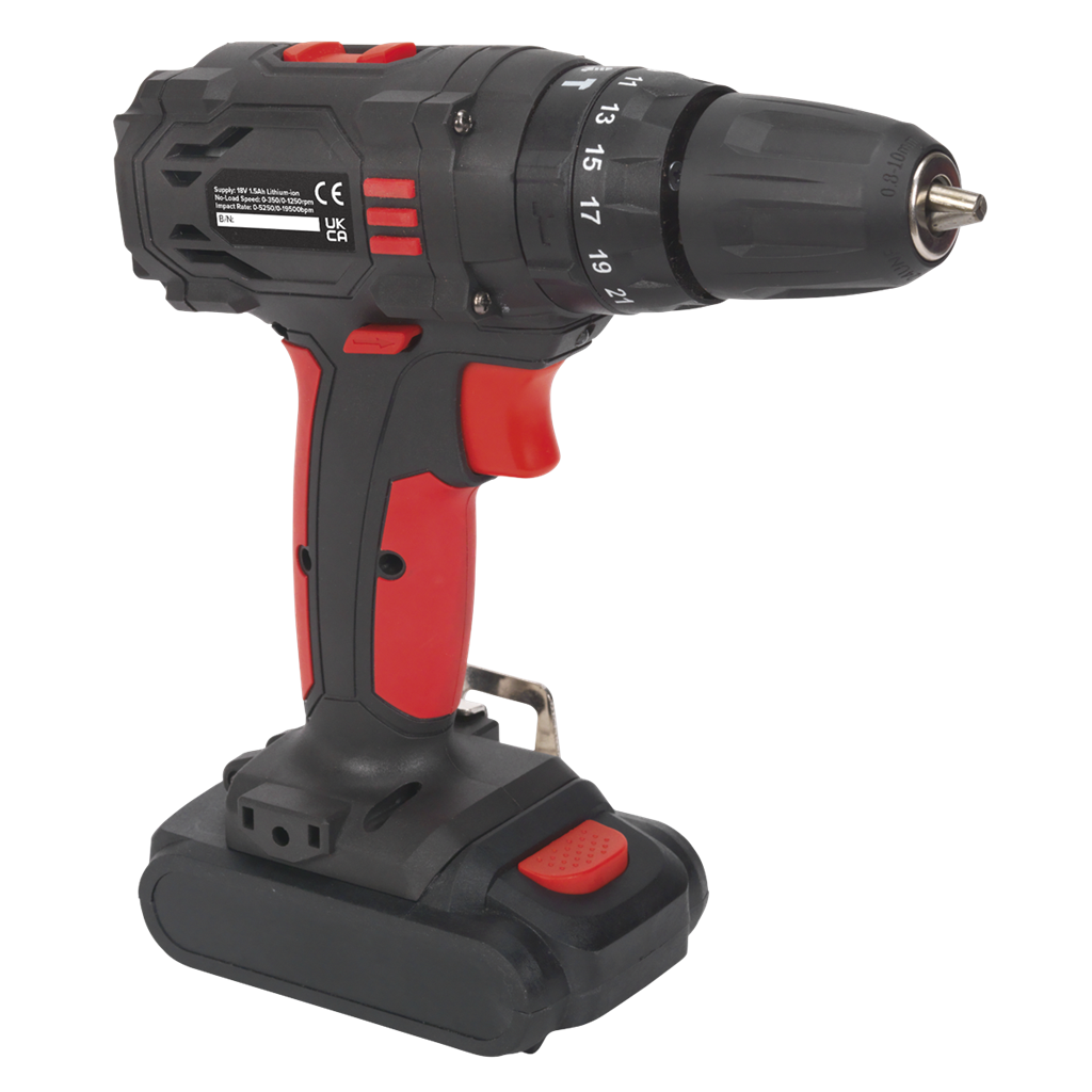 10mm Cordless Combi Drill 18V