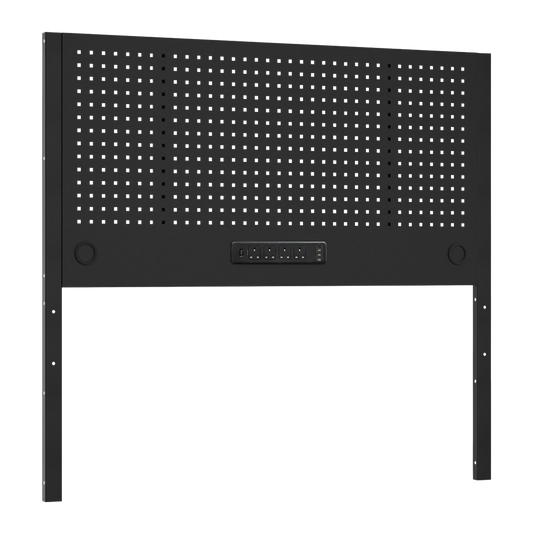 Superline PRO&#174; Modular Pegboard Back Panel with Power Bar 1500mm