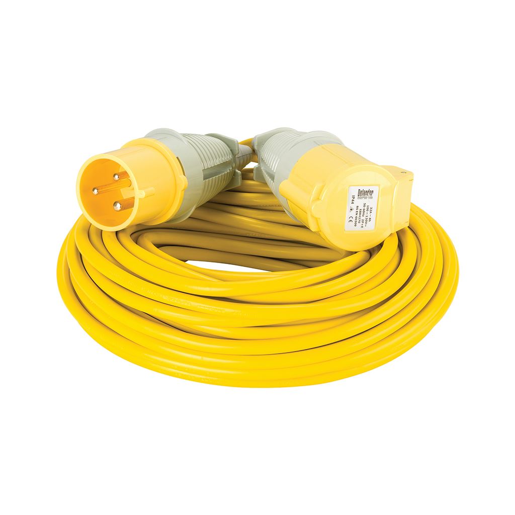 Defender Arctic Extension Lead 2.5mm2 32A 25m - 110V