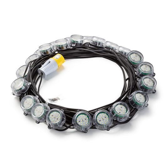 Defender 120W Heavy Duty LED Encapsulated Festoon String Lights 50m - 110V