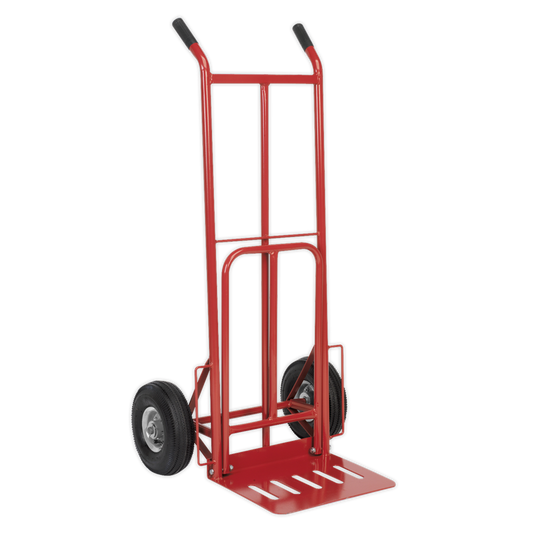 Folding Sack Truck with Pneumatic Tyres 250kg Capacity