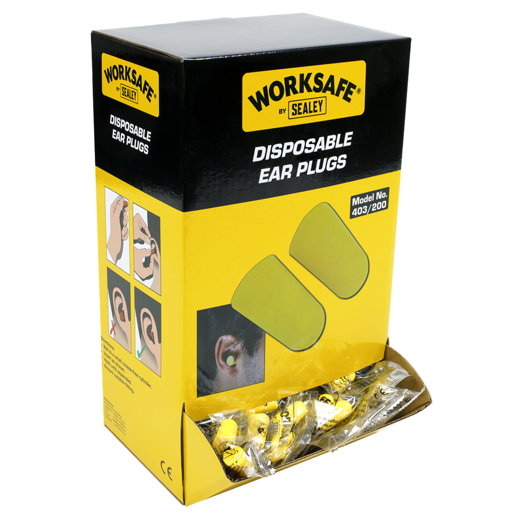 Worksafe&#174; Disposable Ear Plugs - 200 Pairs