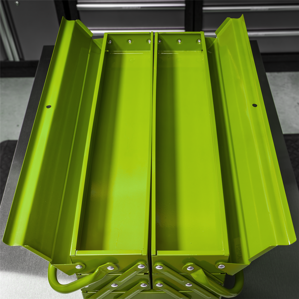 4 Tray Cantilever Toolbox 530mm - Green