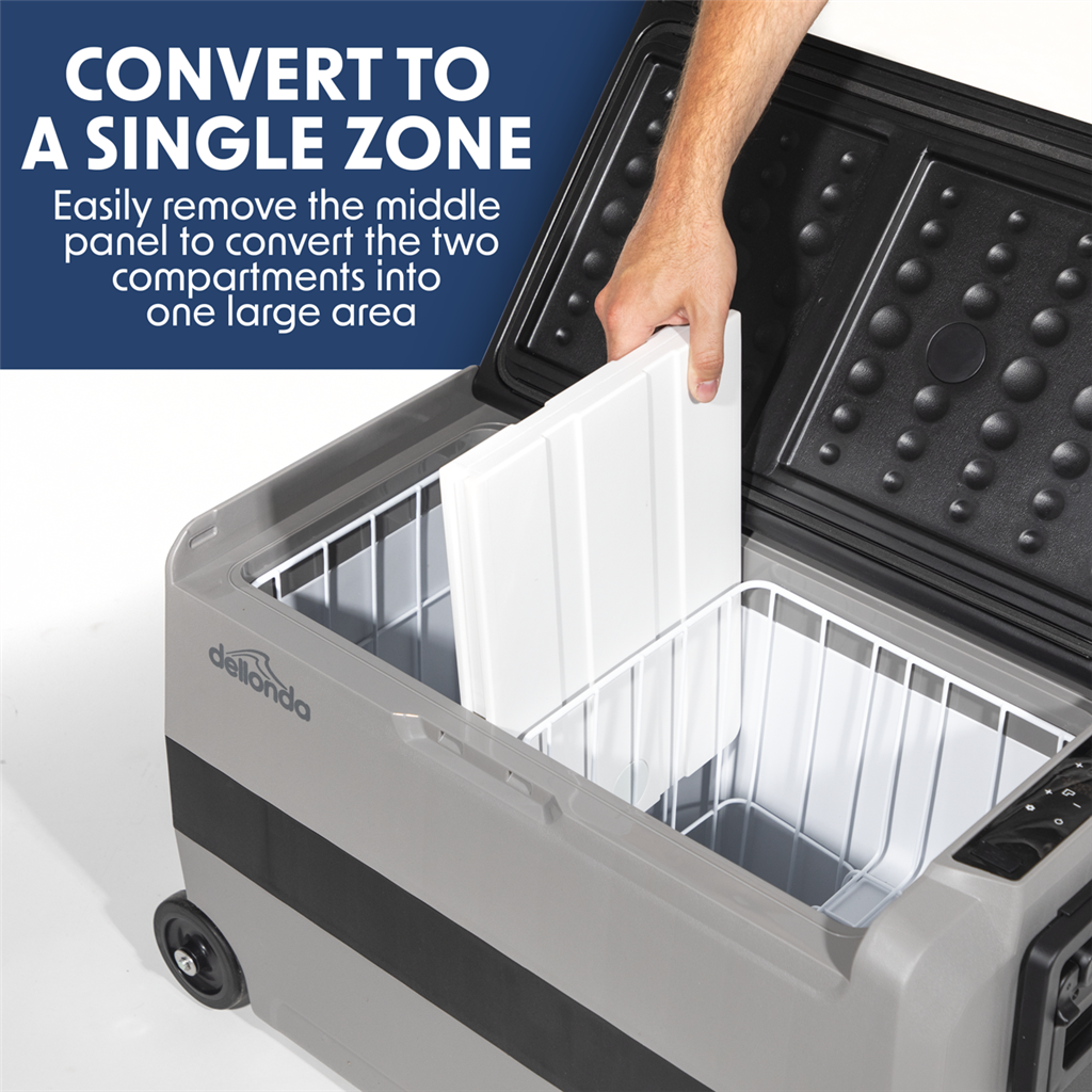 Dellonda Portable Fridge Freezer/Cool Box with LED Display 50L