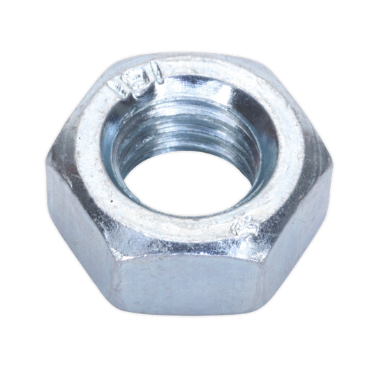 Zinc Plated Steel Nut M8, DIN 934 - Pack of 100