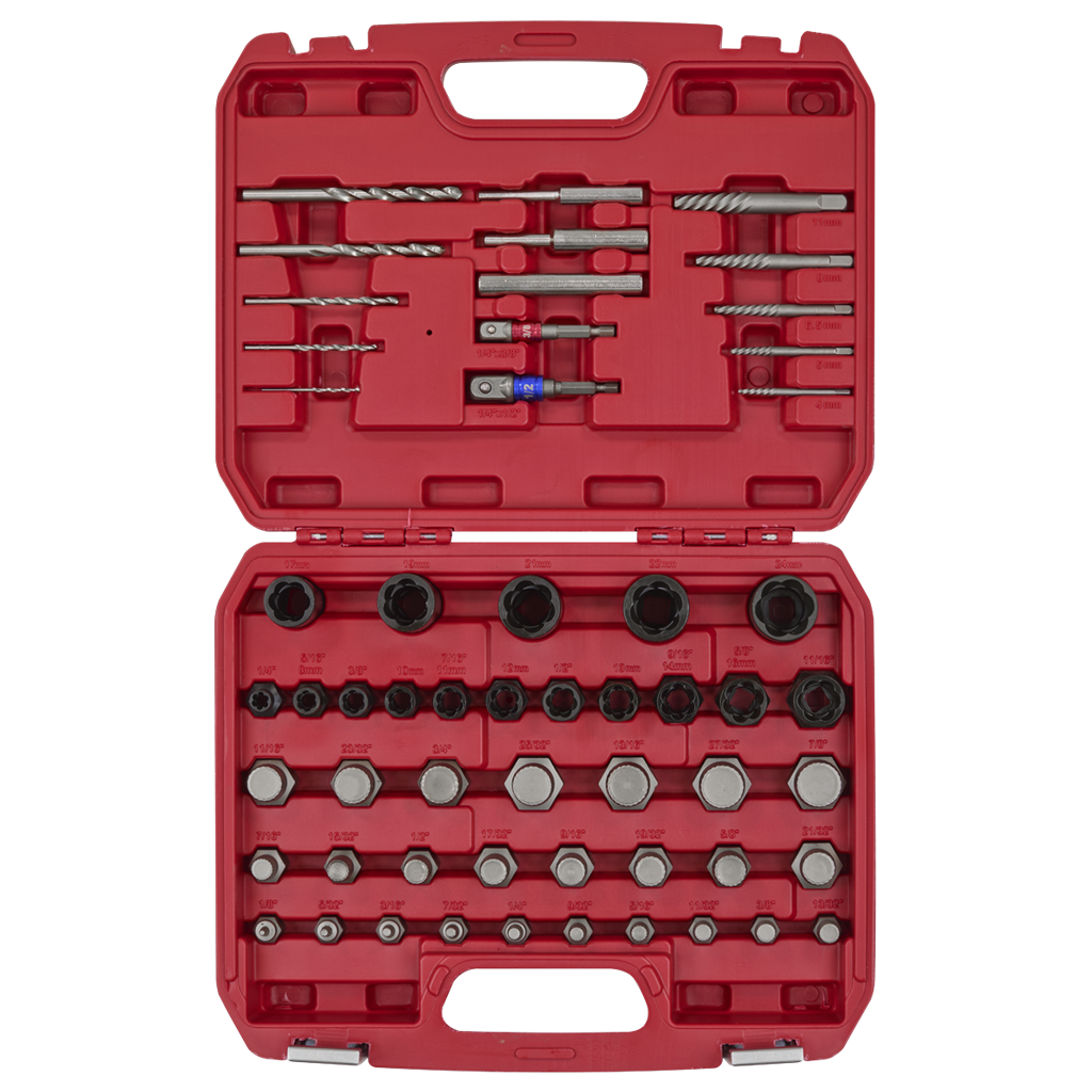 Master Nut, Bolt & Screw Extractor Set 56pc