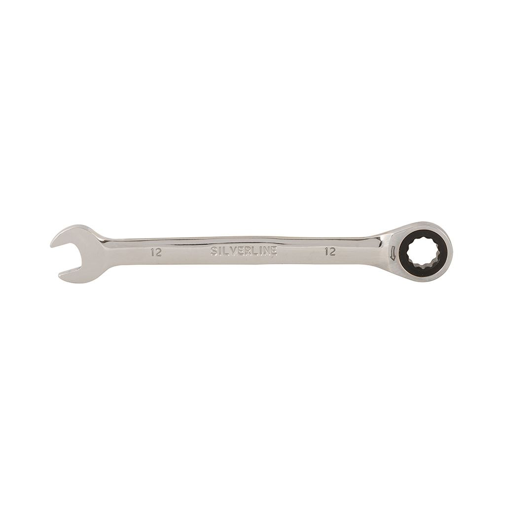 Silverline Fixed Head Ratchet Spanner - 12mm