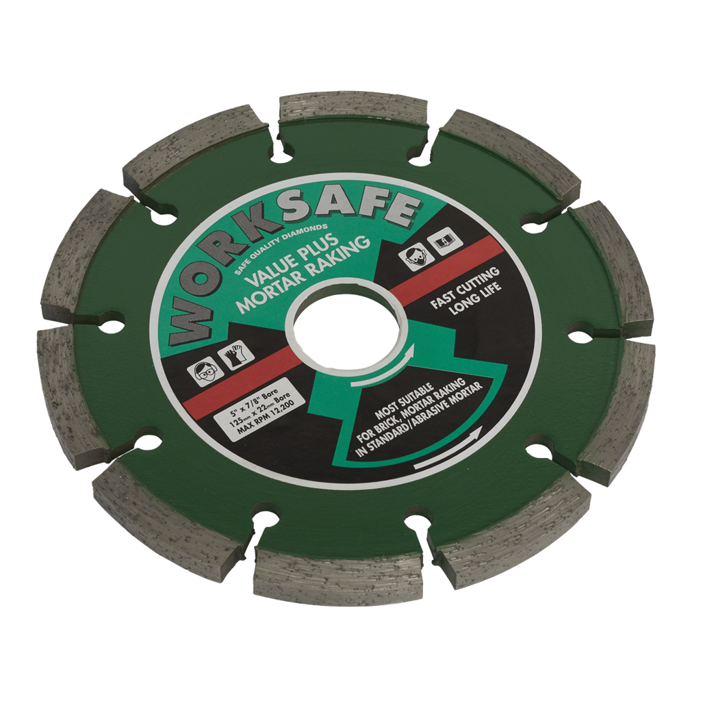 Worksafe&#174; Value Plus Diamond Blade 125 x 22mm