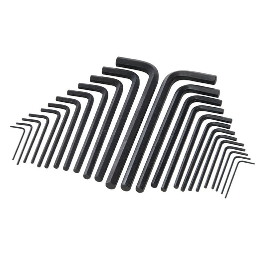 Silverline Hex Key Long Series Set 25pce - Metric & AF