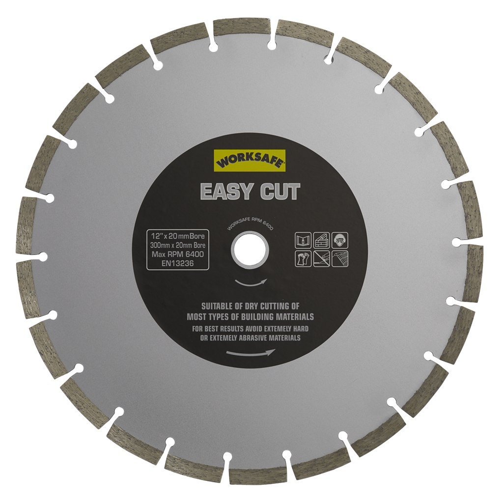 Worksafe&#174; Silver Easy Cut Diamond Blade 300 x 20mm