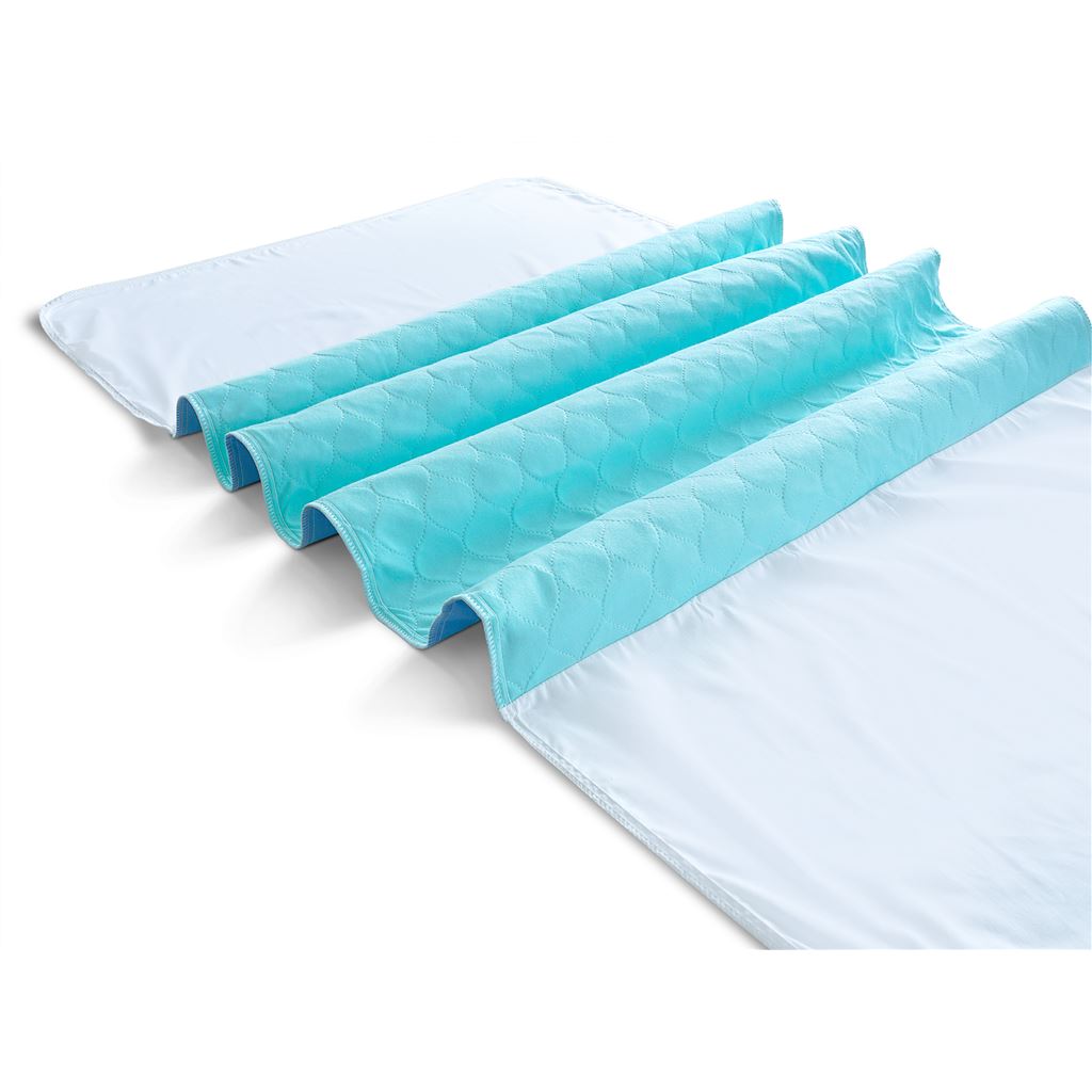 Washable Incontinence Bed Pads - Pack of 2 with Tuck Flaps