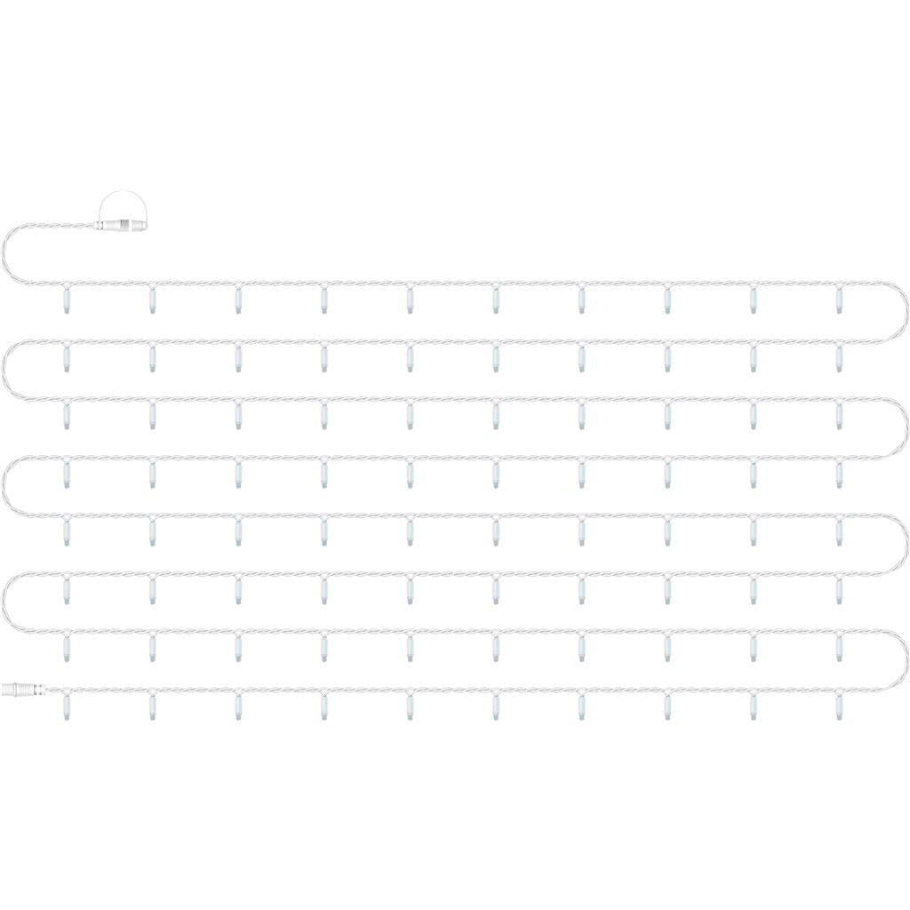 Eagle Connect LED String Lights With White Rubber Cable