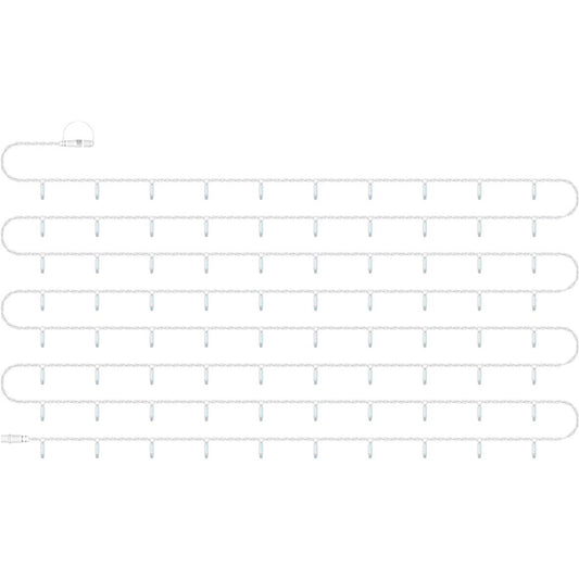 Eagle Connect LED String Lights With White Rubber Cable