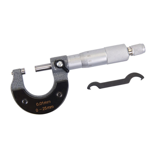 Silverline External Micrometer - 25mm