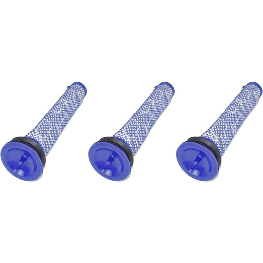 3 &#215; Washable Pre-Motor Stick Filters for Dyson DC58, DC59, DC61, DC62, V6, V7 & V8 Animal Vacuum Cleaners | Compatible Replacement by Ufixt