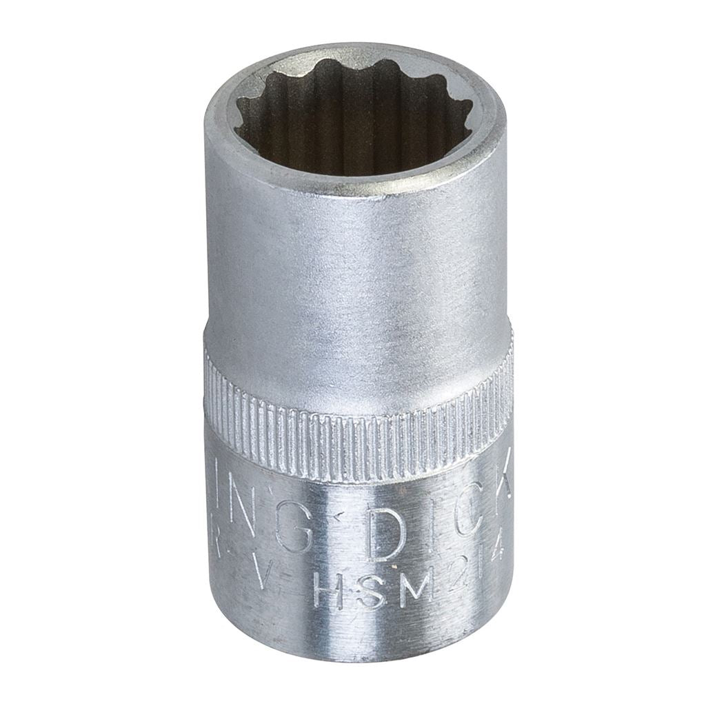 King Dick Socket SD 1/2" Metric 12pt - 14mm