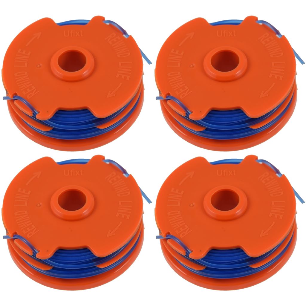 Spool & Line for Qualcast Strimmers 1.5mm x 2mm x 5 Metre - Pack of 4 | Compatible Replacement by Ufixt