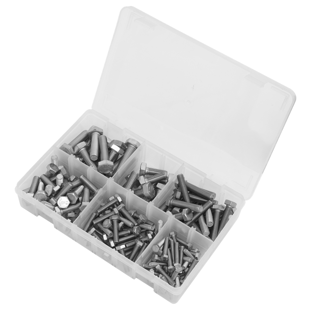 Stainless Steel Setscrew Assortment 150pc M5-M10