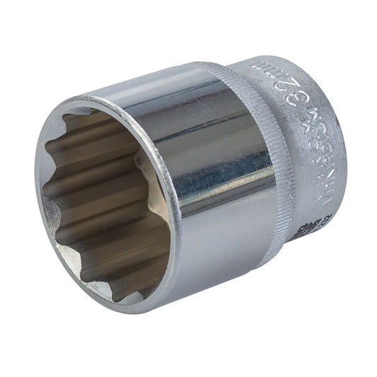 King Dick Socket SD 1/2" Metric 12pt - 32mm