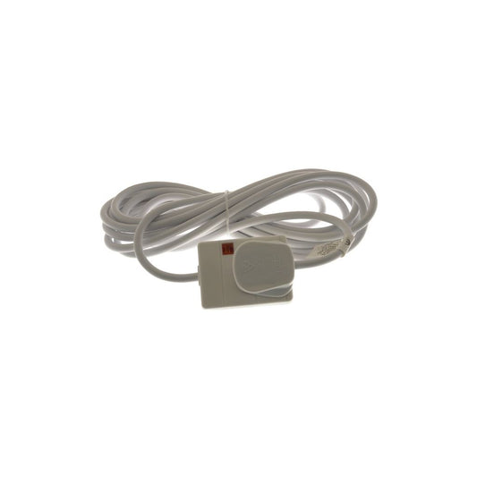 1 Way Extension Socket - White - 5m