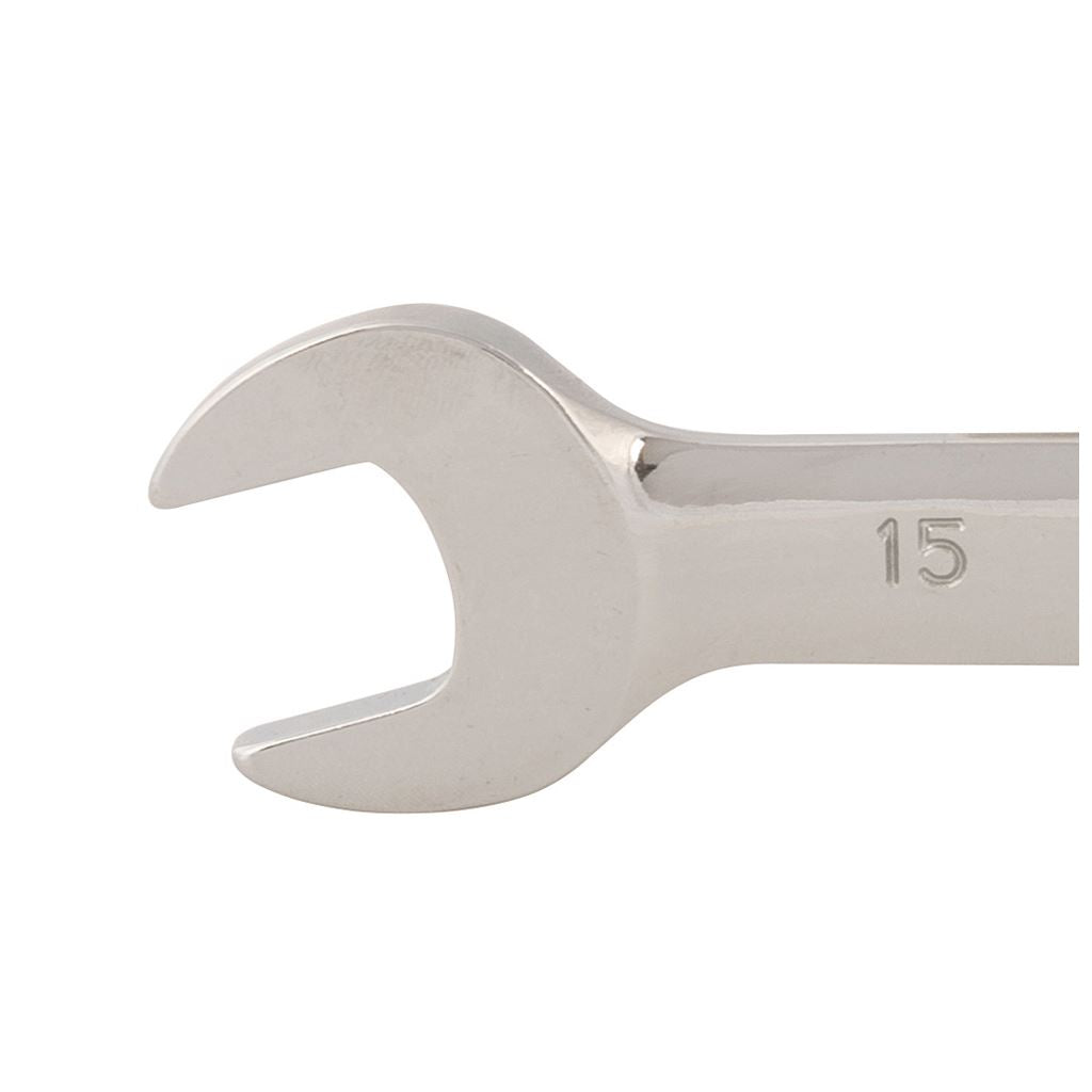 Silverline Flexible Head Ratchet Spanner - 15mm