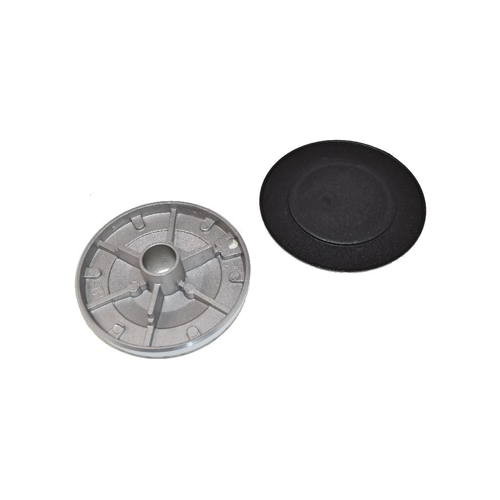 Universal Cooker Oven Gas Hob Burner Base and Cap Set 100 mm | Compatible Replacement by Ufixt