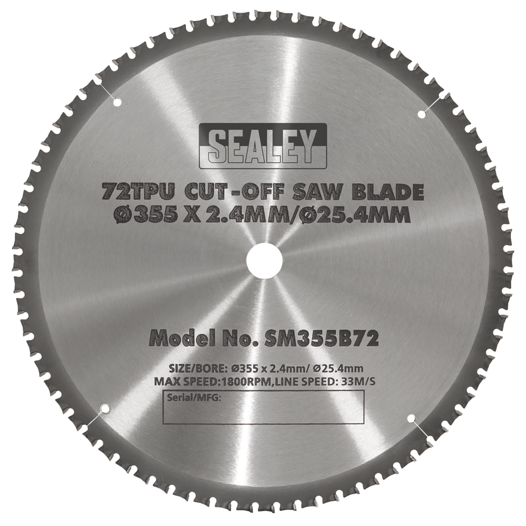 72tpu Cut-Off Saw Blade &#216;355 x 2.4mm/&#216;25.4mm