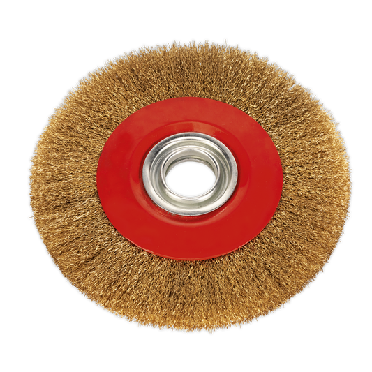 Crimped Wire Wheel &#216;200 x 13mm &#216;32mm Bore Narrow