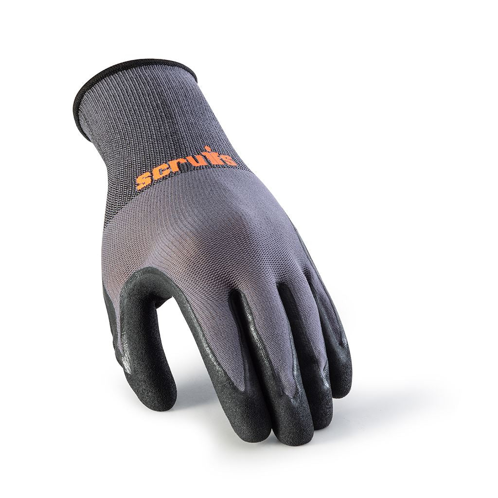 Scruffs Worker Gloves Grey 5pk - L / 9