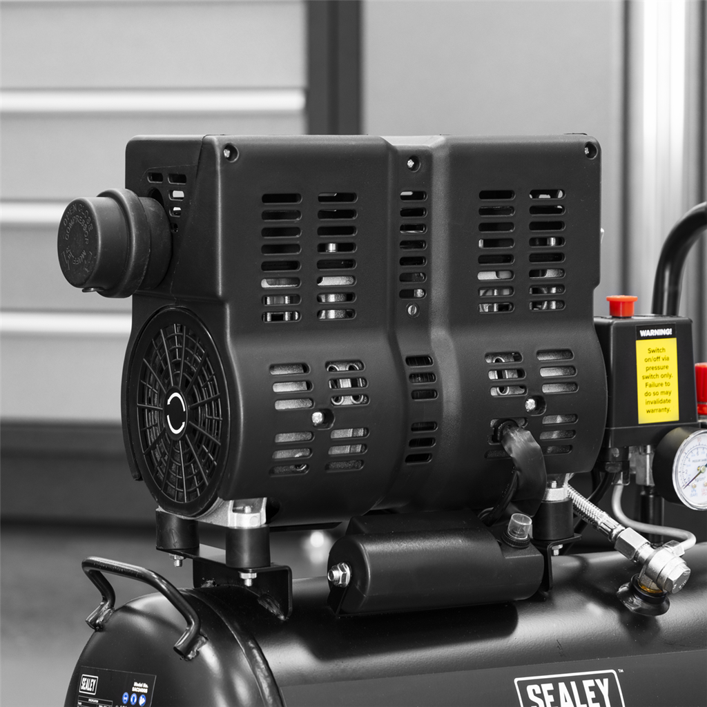 24L Low Noise Oil Free Direct Drive Air Compressor 1hp
