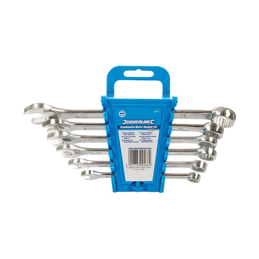 Silverline Combination Spanner Set 6pce - 8 - 17mm Metric