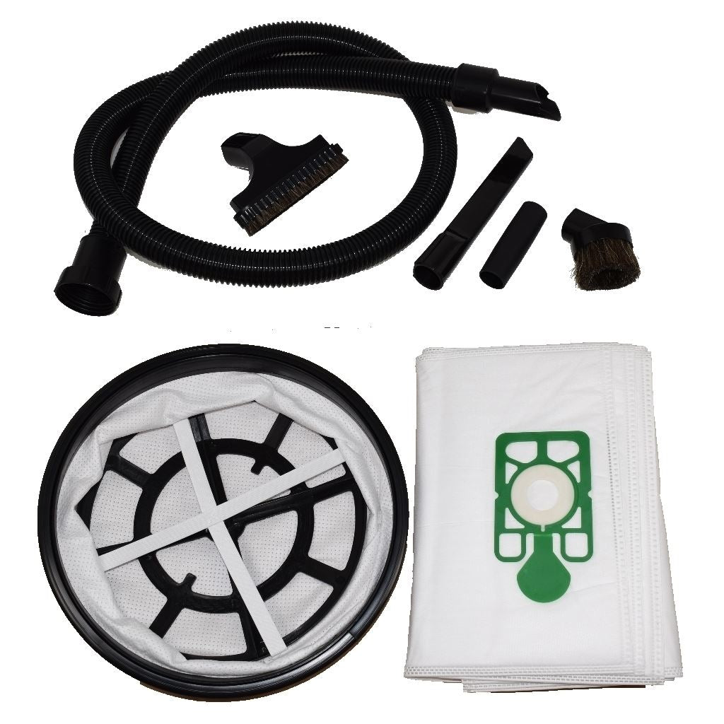Numatic Vacuum Cleaner 1.8 Metre Hose + 10 x Microfibre Dust Bags + 12" Filter + 4 Piece Tool Kit | Compatible Non-Genuine by Ufixt
