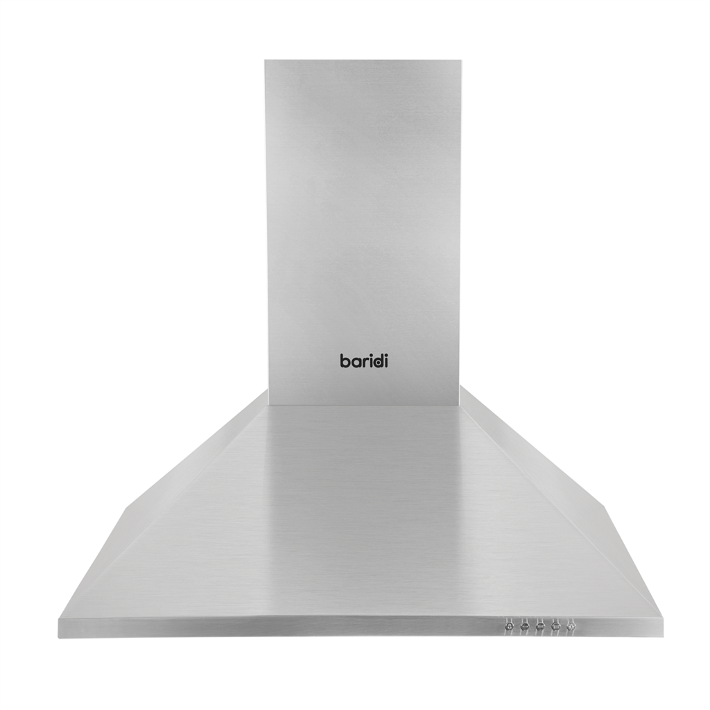 Baridi Cooker Hood with Carbon Filters 60cm - Stainless Steel