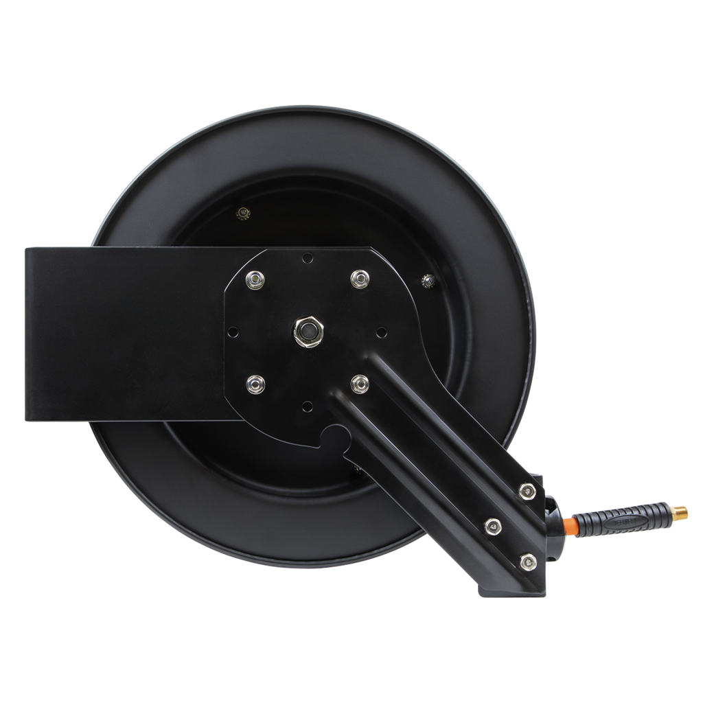 15m Retractable High-Visibility Hybrid Air Hose with Steel Reel 10mm ID