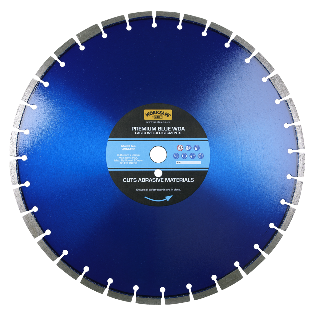 Worksafe&#174; Premium Blue WDA Diamond Blade 450 x 25mm