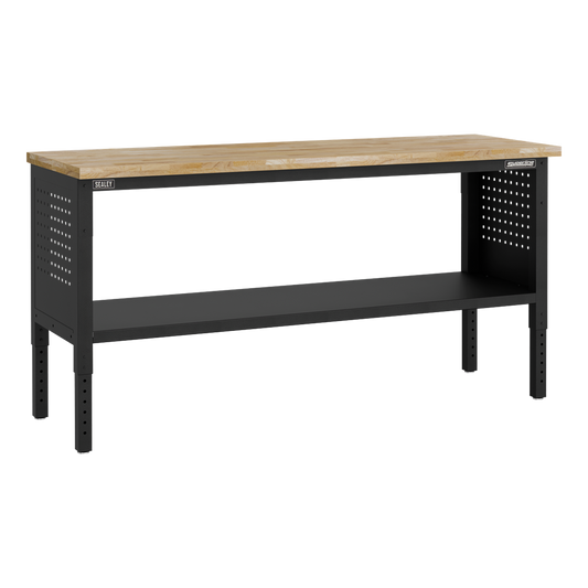 Superline PRO&#174; Modular Workbench with Wooden Worktop 1830mm