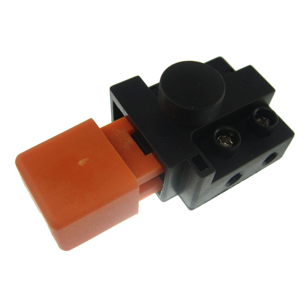 Flymo-Type Lawnmower On/Off Switch – 8A, 250V (Orange & Black) | Compatible Replacement by Ufixt