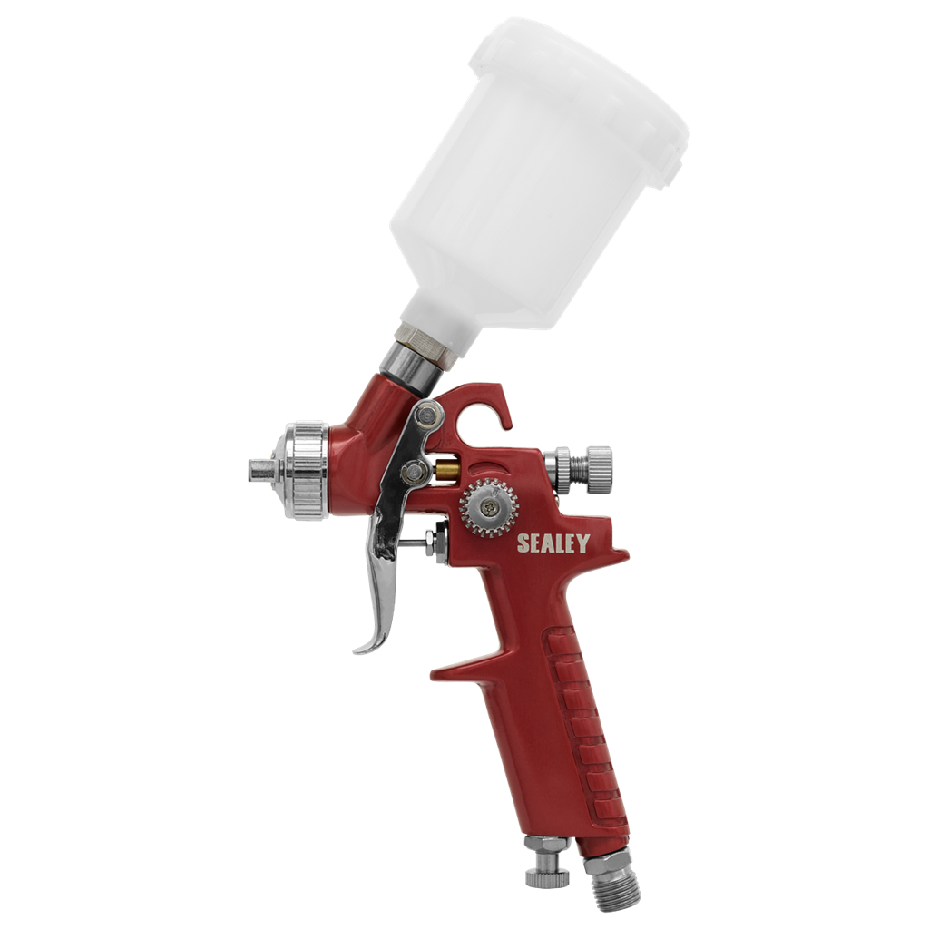 Workshop Series HVLP Gravity Feed Touch-Up Spray Gun 0.8mm Set-Up