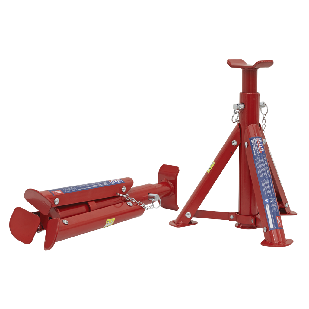 Folding Type Axle Stands (Pair) 2 Tonne Capacity per Stand
