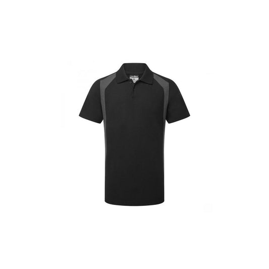 CD812 - WX2 Eco Polo Shirt S/S Black/Grey - 3XL
