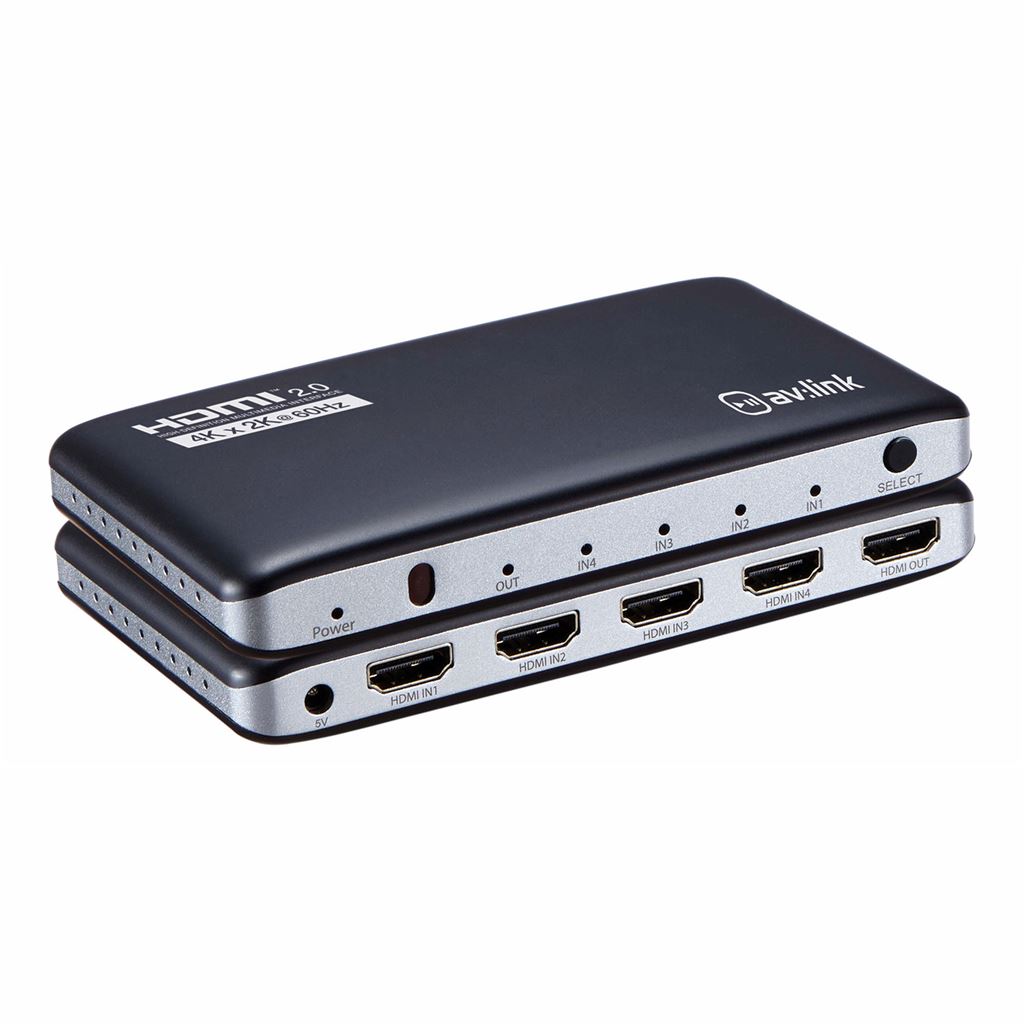 4K HDMI Switch with Remote Control - V2.0 4x1 - HDM41v2.0