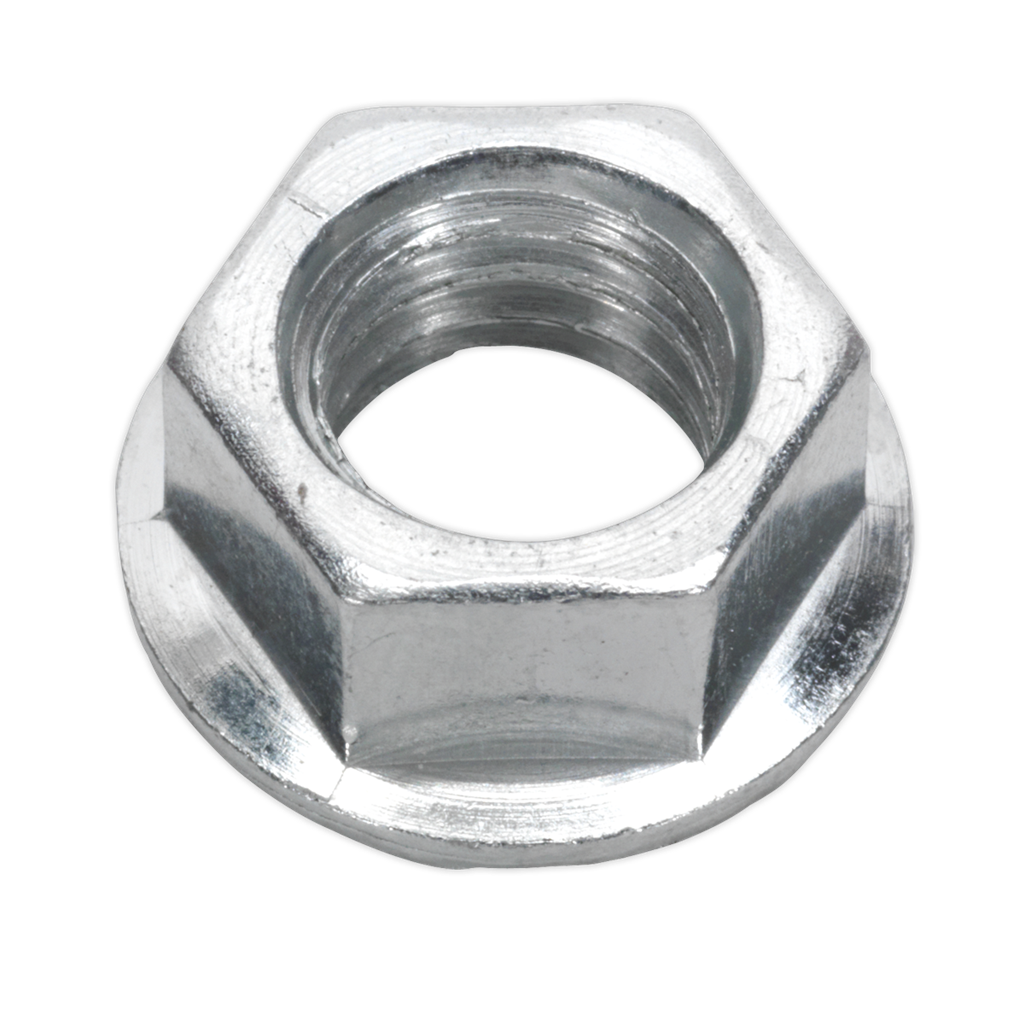 Zinc Plated Serrated Flange Nut M10 - Pack of 100