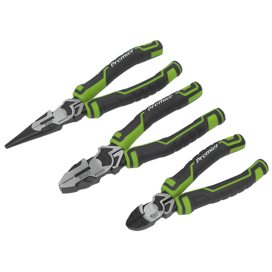 Pliers Set 3pc High Leverage - Green