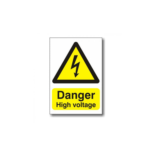 Danger High Voltage Sign