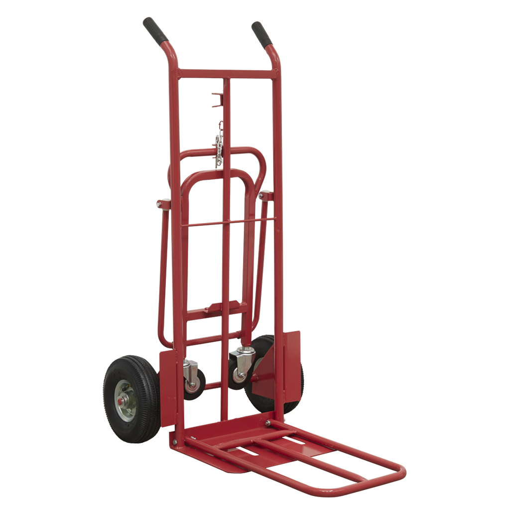 3-in-1 Sack Truck with Pneumatic Tyres 250kg Capacity