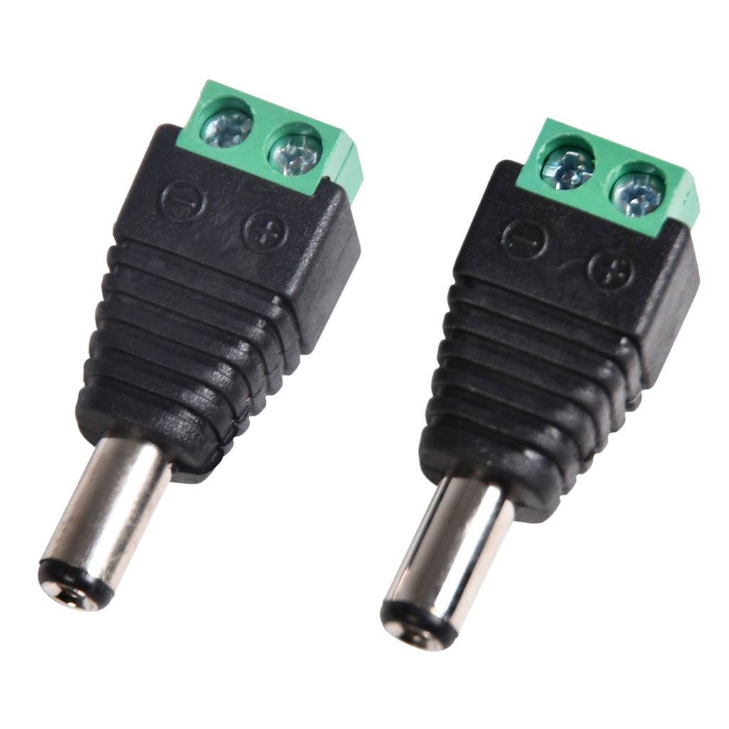 2.5mm DC Plug with Screw In Terminals