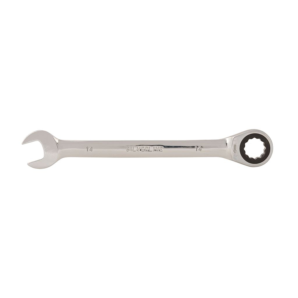 Silverline Fixed Head Ratchet Spanner - 14mm