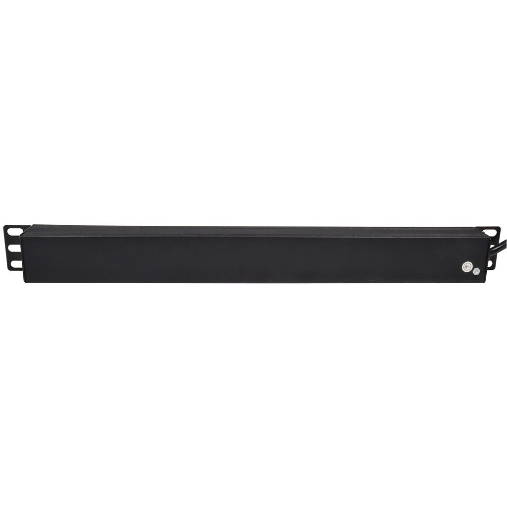 19" Rackmount Power Distribution Units - 1U 2 UK + 8 IEC + 1.8m Lead - 1U-PDU-2UK8IEC