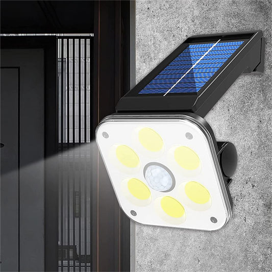 St Helens Home and Garden Solar Powered Outdoor PIR with Adjustable Light